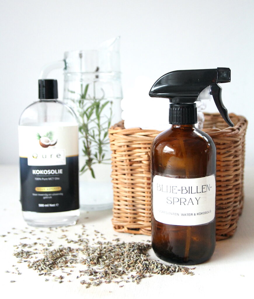ingrediënten spray voor wasbare billendoekjes