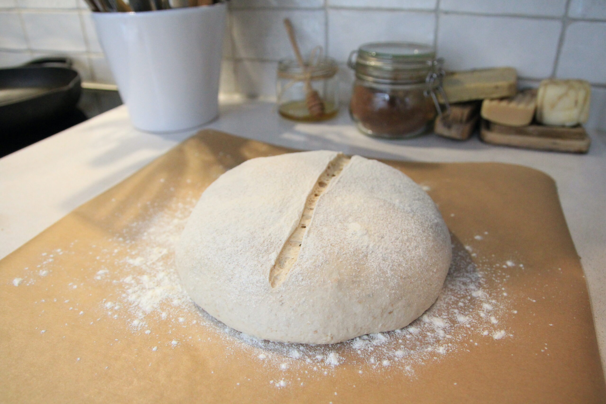 horizontale snee scoren brood
