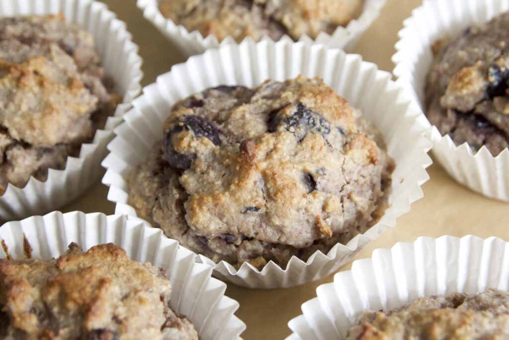 gezonde muffin uit de oven