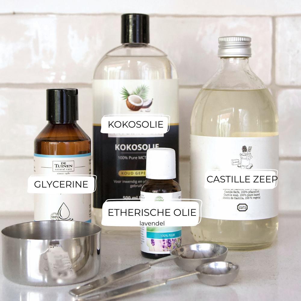 ingrediënten natuurlijke babyverzorging; de was- en douchegel